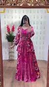 PC 534 Chinon With Embroidery Thread Work Lehenga With Top Shrug Best Wholesale Shop In Surat